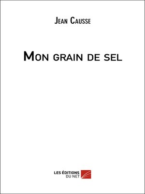 cover image of Mon grain de sel